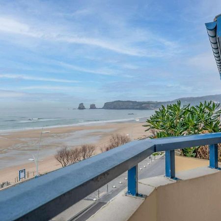 Appartement Rustique Face A La Mer A Hendaye Avec Balcon - Fr-1-2-294 Exteriér fotografie