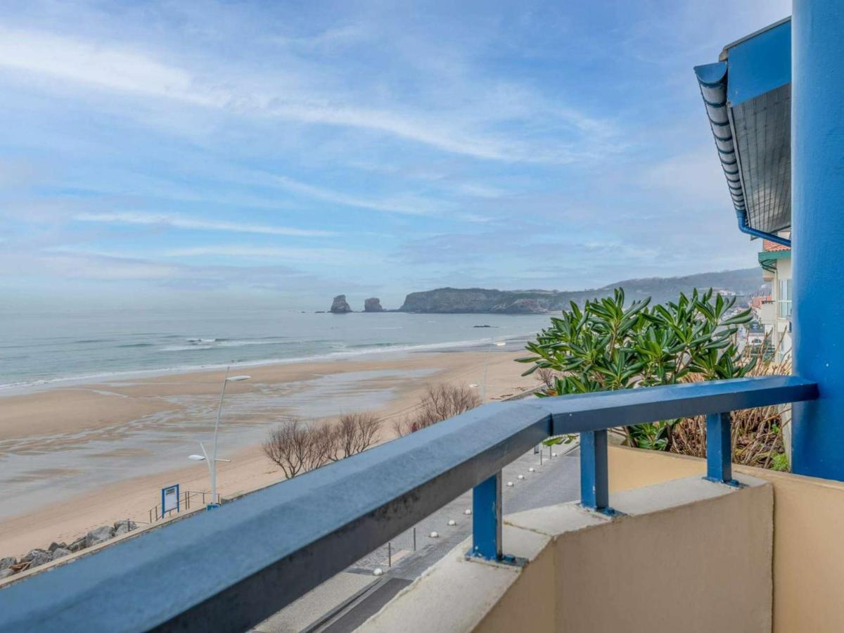 Appartement Rustique Face A La Mer A Hendaye Avec Balcon - Fr-1-2-294 Exteriér fotografie