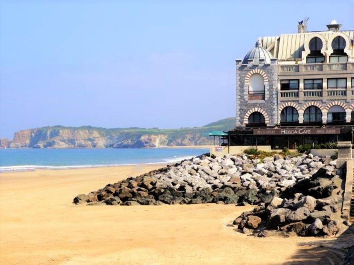 Appartement Rustique Face A La Mer A Hendaye Avec Balcon - Fr-1-2-294 Exteriér fotografie